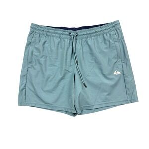 Quicksilver Dry Flight Shorts Mens XL Blue Surfing Hybrid Comfort Stretch
